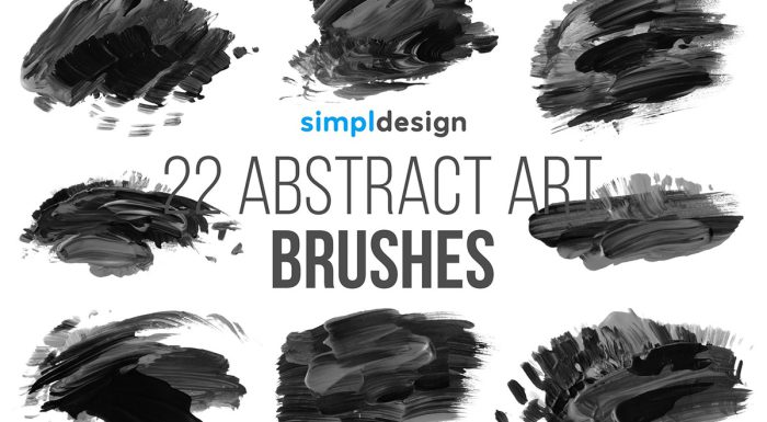 دانلود 22 براش قلم موی هنری انتزاعی فتوشاپ