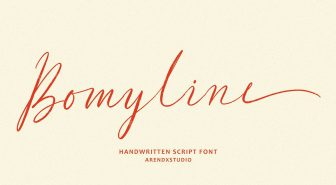 دانلود فونت Bomyline انگلیسی