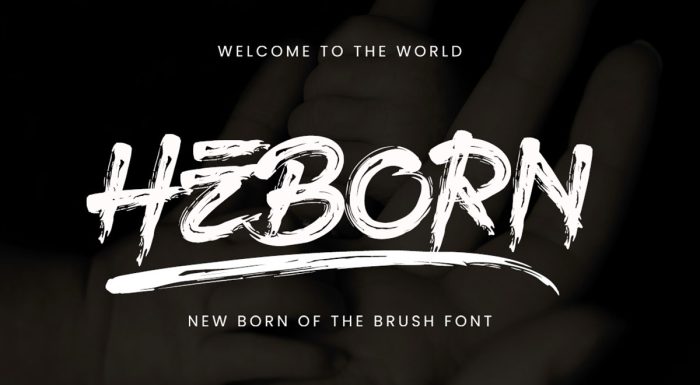 دانلود فونت Heborn انگلیسی