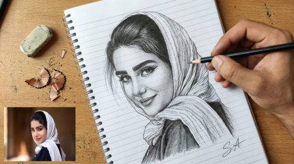 پرامپت جادویی تبدیل عکس به نقاشی با مداد رئال