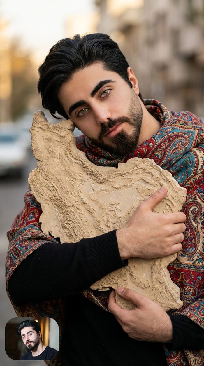 پرامپت های عکس در آغوش گرفتن ایران ( ایران زخمی وطنم )