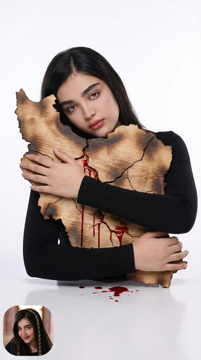 پرامپت های عکس در آغوش گرفتن ایران ( ایران زخمی وطنم )