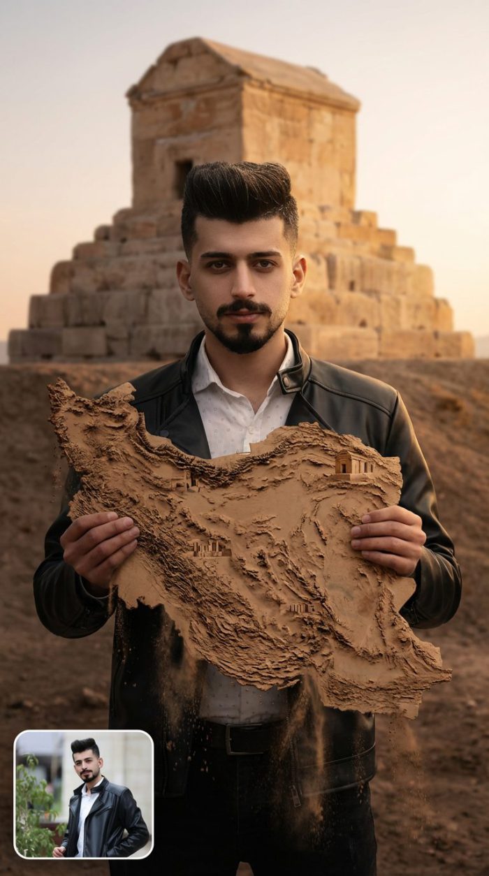 پرامپت های عکس در آغوش گرفتن ایران ( ایران زخمی وطنم )