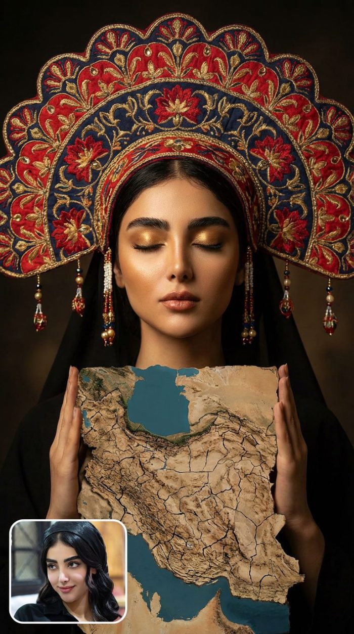 پرامپت های عکس در آغوش گرفتن ایران ( ایران زخمی وطنم )