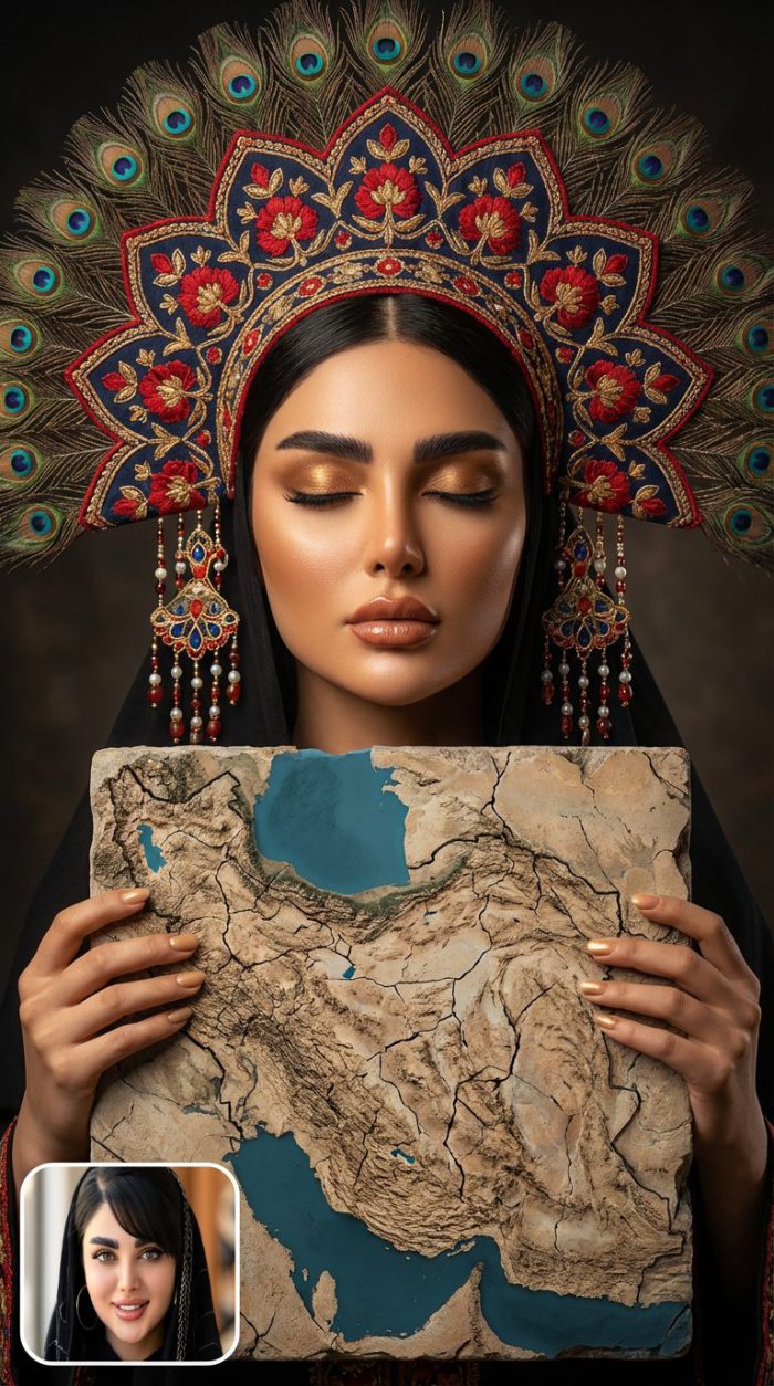 پرامپت های عکس در آغوش گرفتن ایران ( ایران زخمی وطنم )