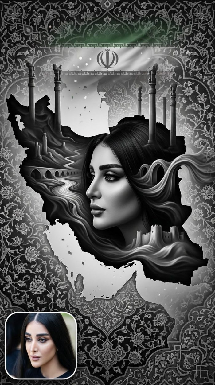 20 پرامپت عکس در آغوش گرفتن ایران ( ایران زخمی وطنم )