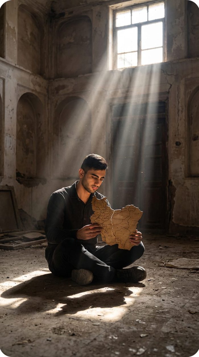 20 پرامپت عکس در آغوش گرفتن ایران ( ایران زخمی وطنم )