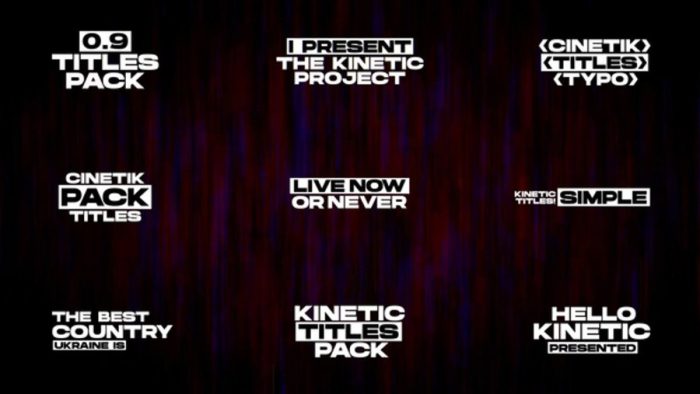 دانلود تیترهای مینیمال RGB | قالب MOGRT برای پرمییر پرو