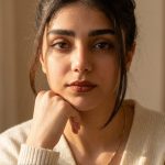 دانلود پرامپت خلق پرتره دخترانه با نور طبیعی و گرم